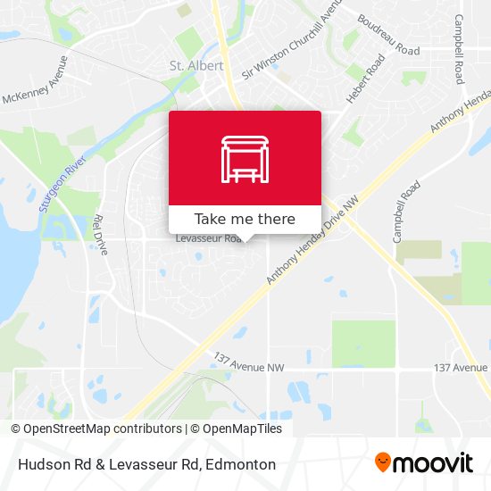 Hudson Rd & Levasseur Rd map