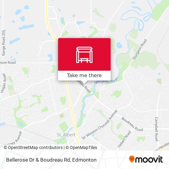 Bellerose Dr & Boudreau Rd map