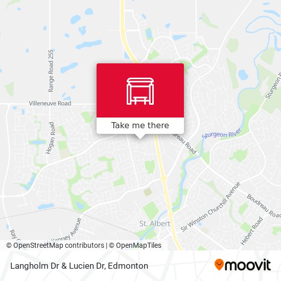 Langholm Dr & Lucien Dr plan