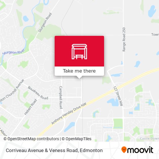 Corriveau Avenue & Veness Road plan