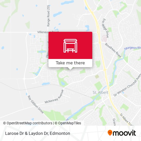 Larose Dr & Laydon Dr map