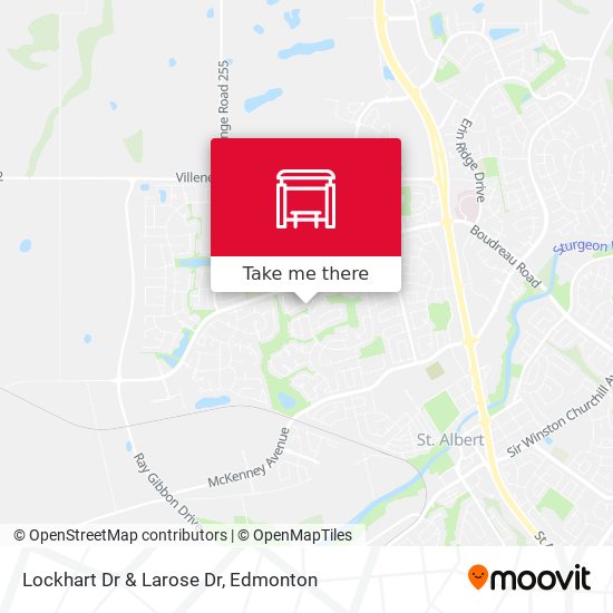 Lockhart Dr & Larose Dr map