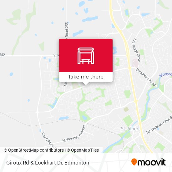 Giroux Rd & Lockhart Dr map