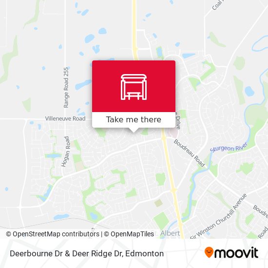 Deerbourne Dr & Deer Ridge Dr map