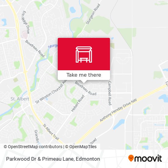 Parkwood Dr & Primeau Lane map
