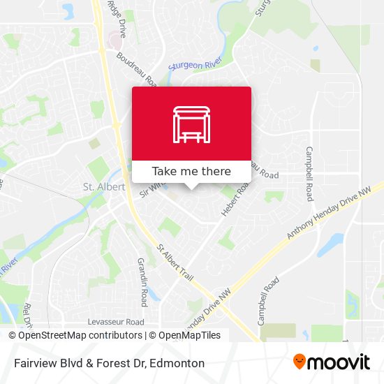 Fairview Blvd & Forest Dr map