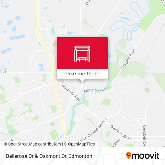 Bellerose Dr & Oakmont Dr map