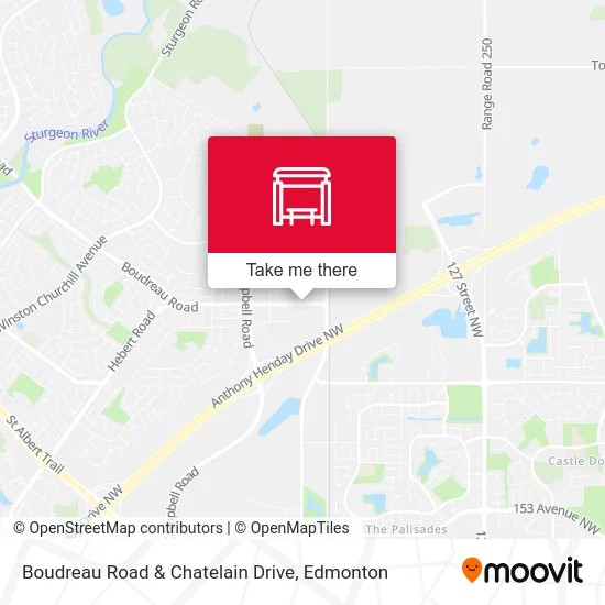 Boudreau Road & Chatelain Drive map