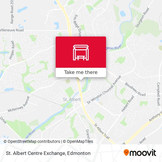 St. Albert Centre Exchange map
