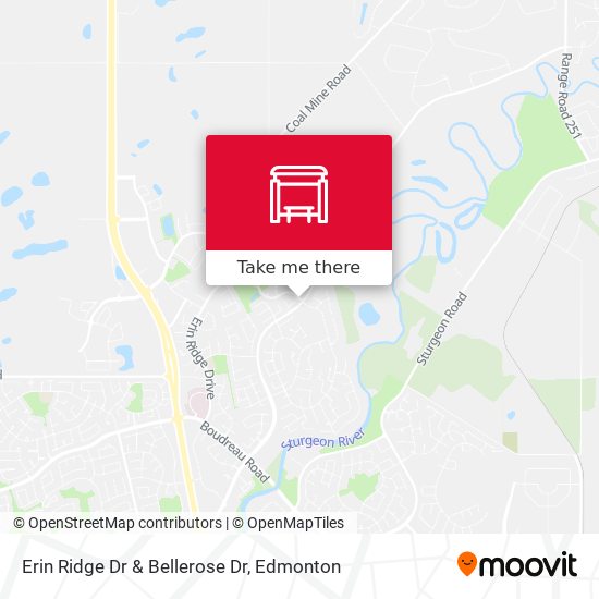 Erin Ridge Dr & Bellerose Dr map