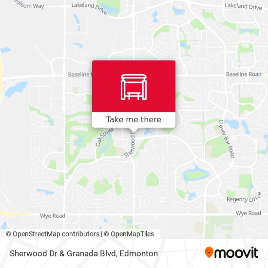 Sherwood Dr & Granada Blvd map