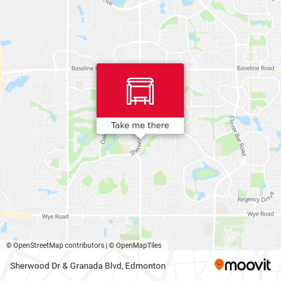 Sherwood Dr & Granada Blvd map