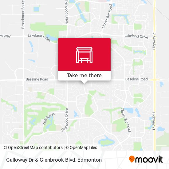 Galloway Dr & Glenbrook Blvd map