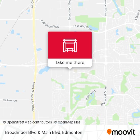 Broadmoor Blvd & Main Blvd plan