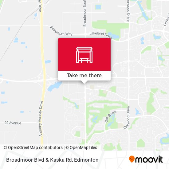 Broadmoor Blvd & Kaska Rd map