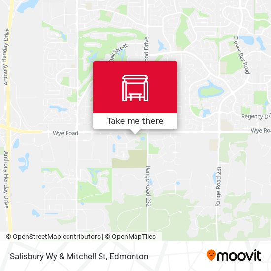 Salisbury Wy & Mitchell St map