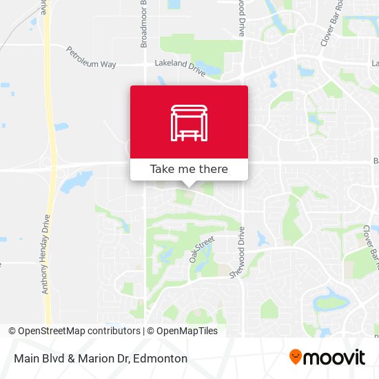 Main Blvd & Marion Dr plan