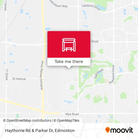 Haythorne Rd & Parker Dr map