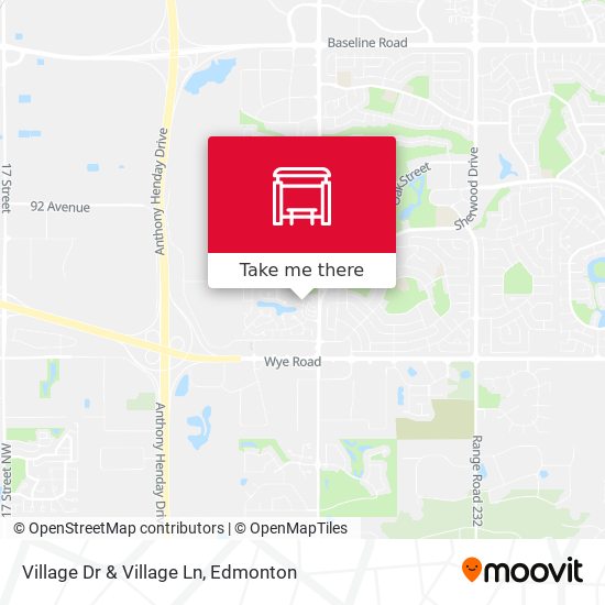 Village Dr & Village Ln map