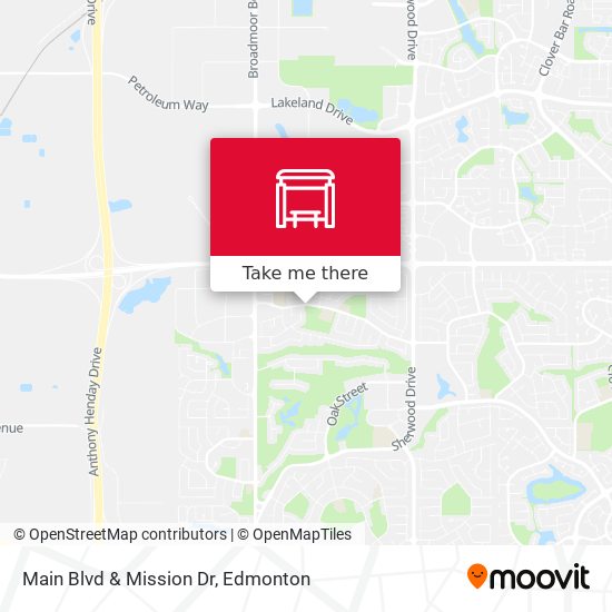 Main Blvd & Mission Dr map