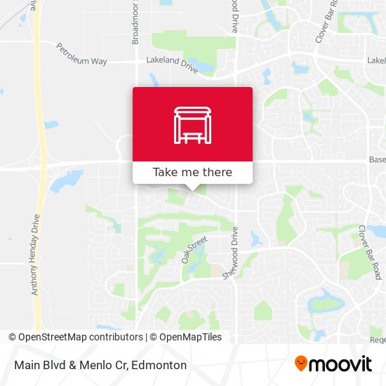 Main Blvd & Menlo Cr plan