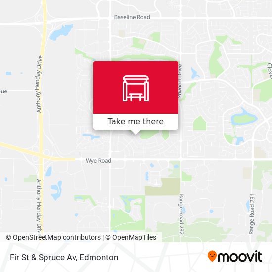Fir St & Spruce Av plan