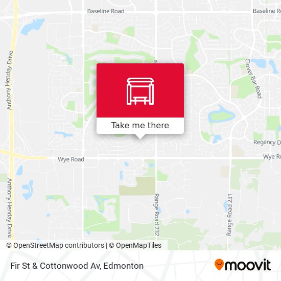 Fir St & Cottonwood Av plan