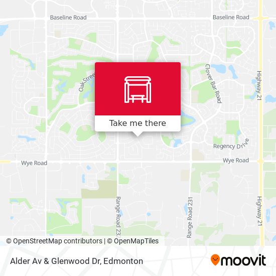 Alder Av & Glenwood Dr plan