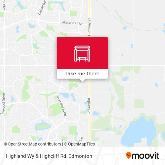 Highland Wy & Highcliff Rd map