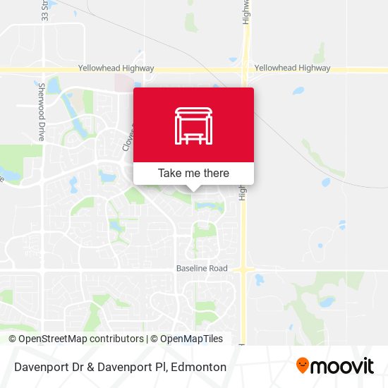 Davenport Dr & Davenport Pl plan