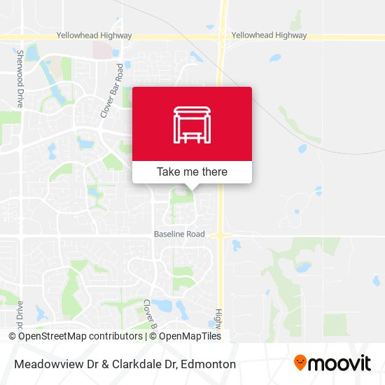 Meadowview Dr & Clarkdale Dr map