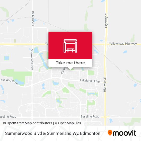 Summerwood Blvd & Summerland Wy map