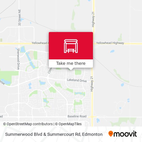 Summerwood Blvd & Summercourt Rd map