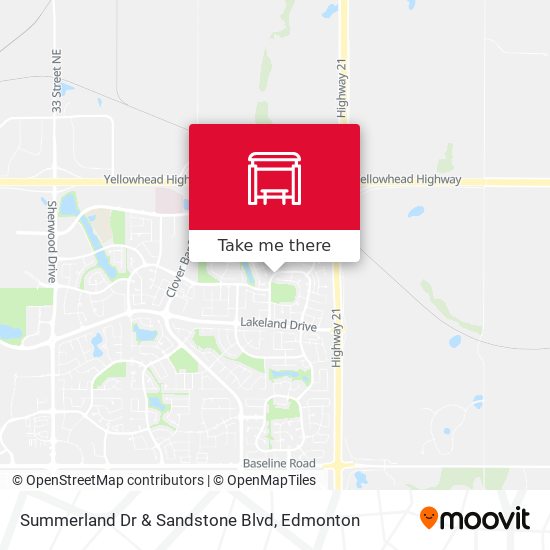 Summerland Dr & Sandstone Blvd map