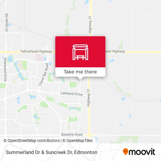 Summerland Dr & Suncreek Dr map