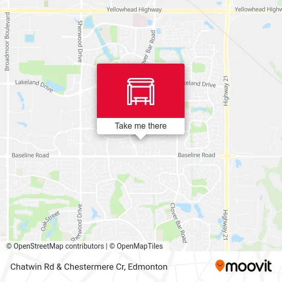Chatwin Rd & Chestermere Cr map