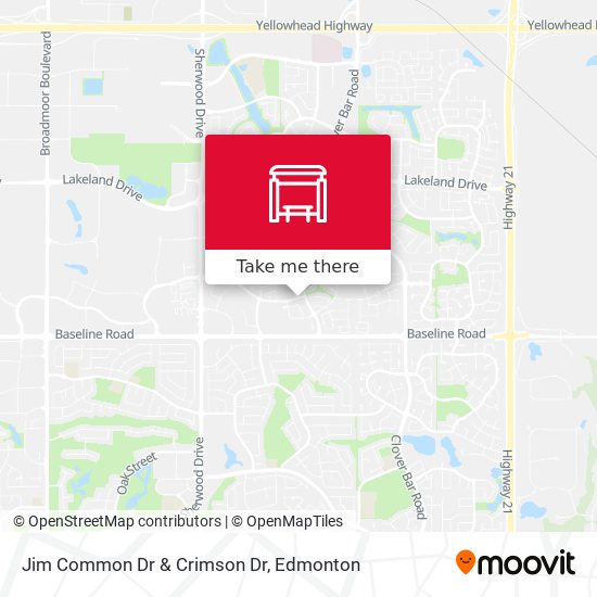 Jim Common Dr & Crimson Dr map