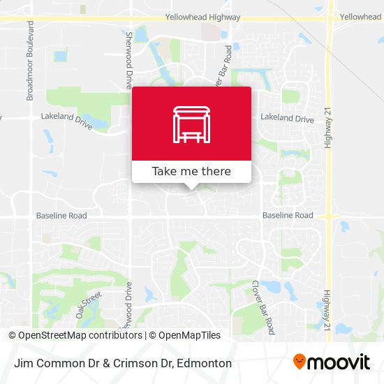 Jim Common Dr & Crimson Dr map
