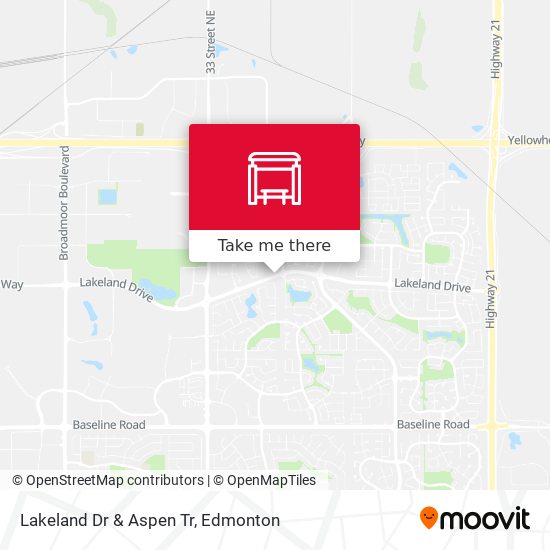 Lakeland Dr & Aspen Tr map
