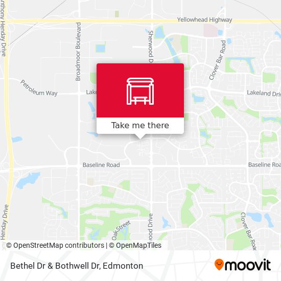 Bethel Dr & Bothwell Dr map