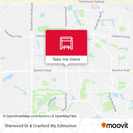 Sherwood Dr & Cranford Wy plan
