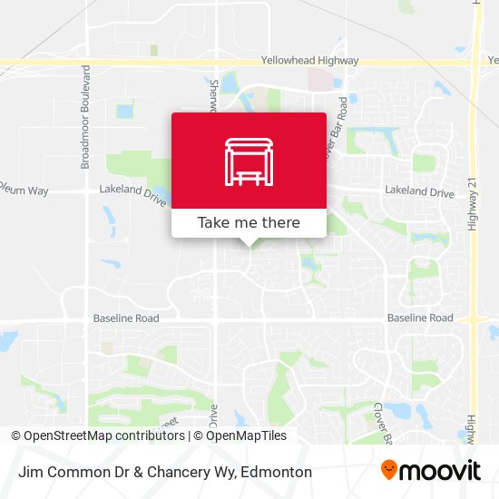 Jim Common Dr & Chancery Wy map
