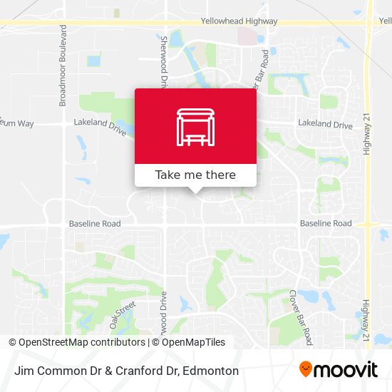 Jim Common Dr & Cranford Dr map