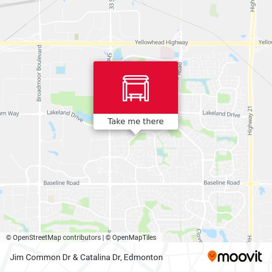 Jim Common Dr & Catalina Dr map