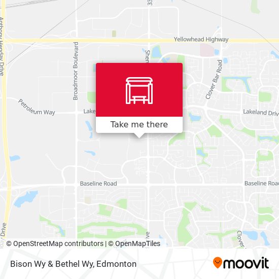 Bison Wy & Bethel Wy map