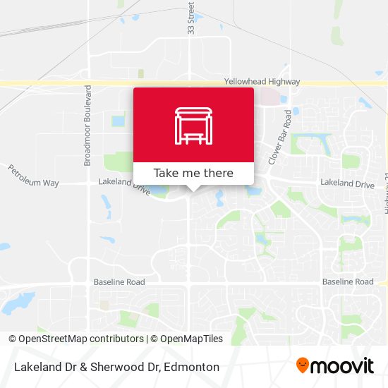 Lakeland Dr & Sherwood Dr map
