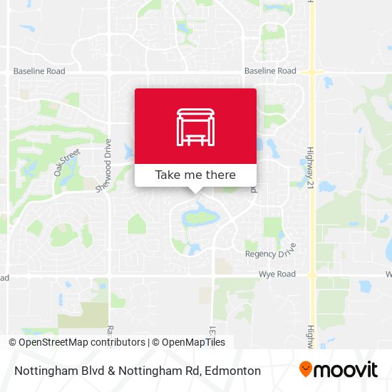 Nottingham Blvd & Nottingham Rd map