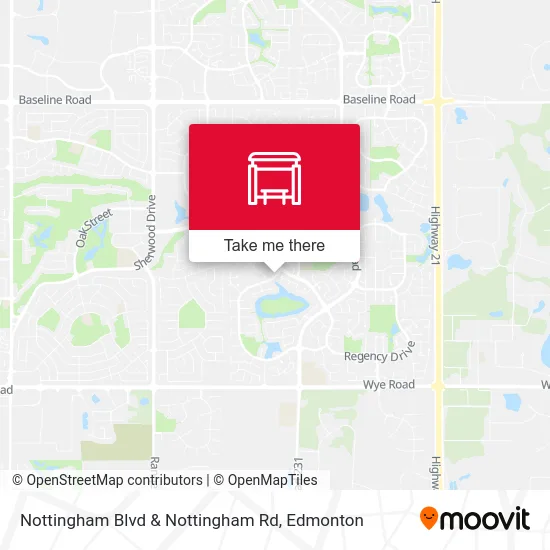 Nottingham Blvd & Nottingham Rd map