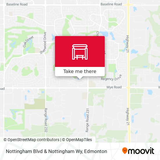Nottingham Blvd & Nottingham Wy map