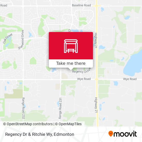 Regency Dr & Ritchie Wy plan